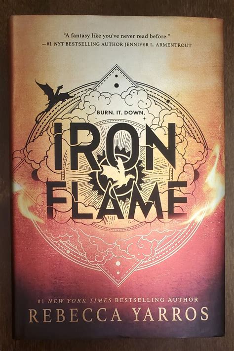 Iron Flame Limited First Edition W Sprayed Edges By Rebecca Yarros In