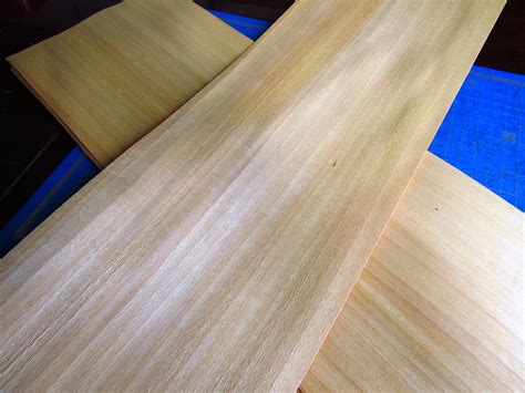 Anigre Wood Veneer Wood Veneer Sheets 4 Veneer Sheets 48 X Etsy