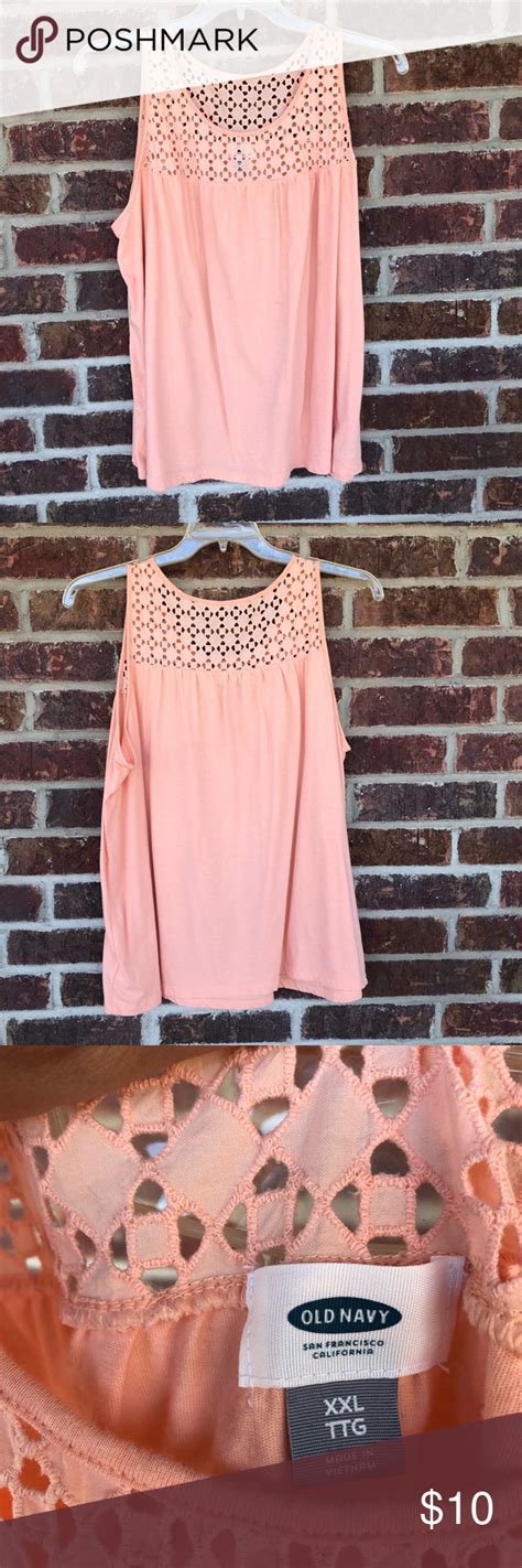 Womens Old Navy Peach Flowy Tank Size Xxl Clothes Design Peachy