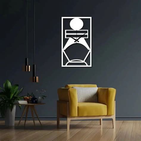 Geometric Metal Wall Clock Design 61 धातु की दीवार घड़ी मेटल वॉल