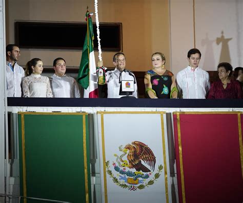 Da El Gobernador De Quintana Roo Carlos Joaquín González Su último Grito De Independencia En