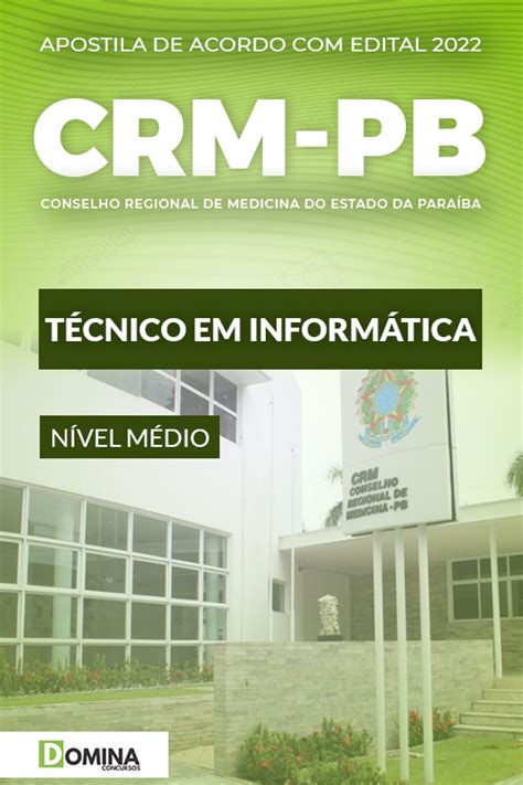 Apostila Concurso CRM PB 22 Téc Informática Domina