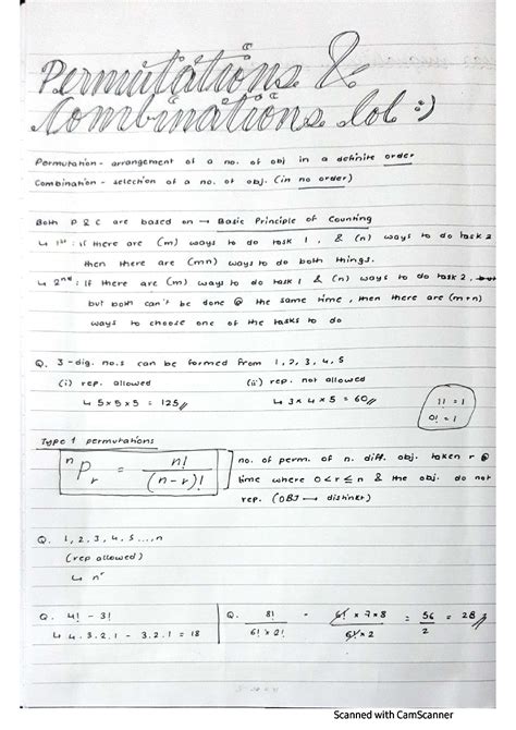 Solution Ncert Cbse Class 11 Mathematics Permutations And Combinations