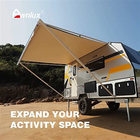 AWNLUX RV Awning Fabric Replacement Heavy Duty Weatherproof 4-Ply Vinyl ...