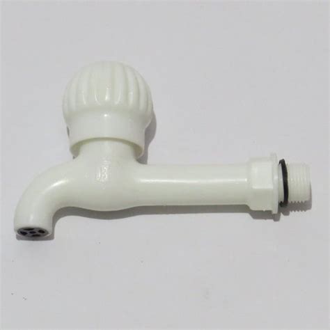 White Plastic Long Body Water Tap For Bathroom Fitting At Best Price In