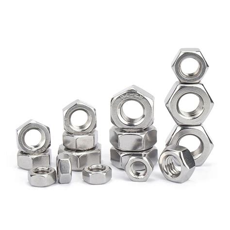 Pcs Reverse Thread Hex Nut M M M M M M Rotate Left Nuts A