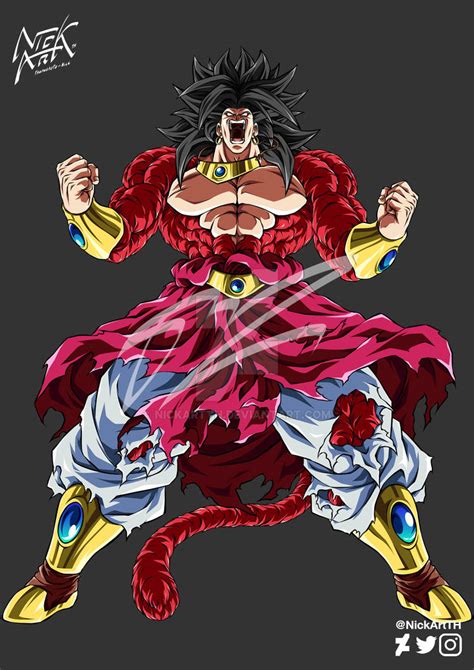 Broly Ssj4 Sdbh Color By Nickartth On Deviantart