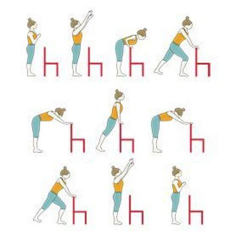 Surya Namaskar Variation Standing In Front Of Chair