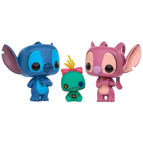 Figurines Pop Stitch Angel Et Scrump Lilo Et Stitch Pas Cher