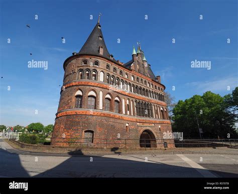 Holstentor Holsten Gate In Luebeck Stock Photo Alamy