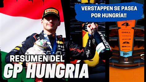 Resumen Gp De Hungr A Checo P Rez Remonta Hasta El Podio Con Sainz