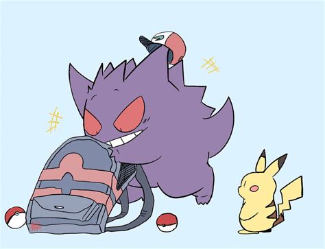 Ash's Gengar by vilelain on DeviantArt