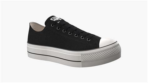 ArtStation - Chuck Taylor All Star Lift Platform Low Top Black | Game ...