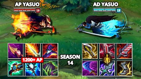 AP YASUO Vs AD YASUO SEASON 14 BUILD FIGHTS Best Moments YouTube