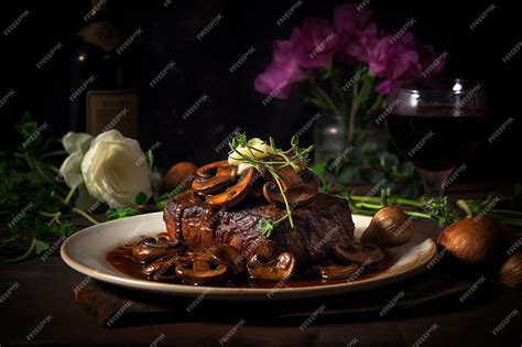 Premium Photo Beer Braised Beef Steak