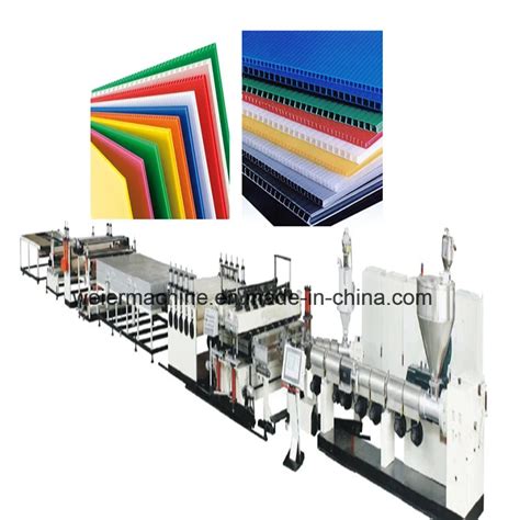 Pp Pe Polypropylene Hollow Sheet Extrusion Line Hollow Grid Sheet Board