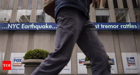 Earthquake aftershock felt in New York City - Times of India