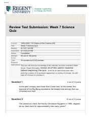 Review Test Submission Week Science Quiz Su Nsci Pdf