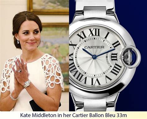 Kate Middleton In Her Cartier Ballon Bleu Mm Katemiddleton Cartier