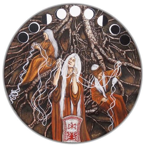 The Norns Art Print By Elluna Art Goddess Temple Gifts