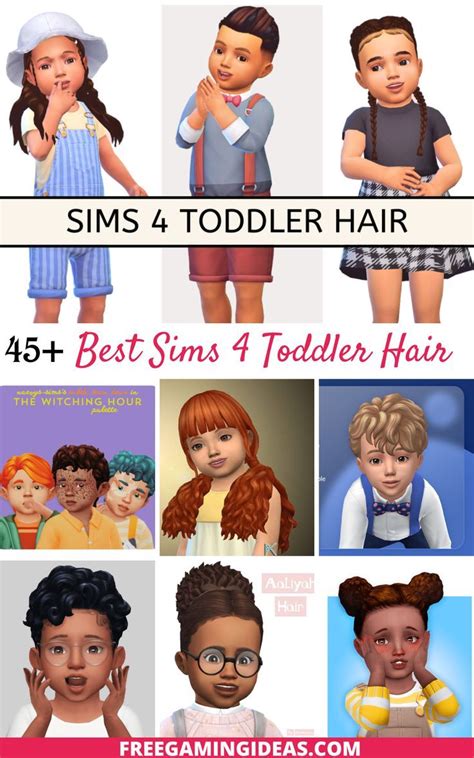 45 Best Sims 4 Toddler Hair Cc Maxis Match And Free Toddler Hair