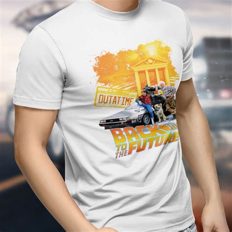 Camiseta Unissex De Volta Para O Futuro Back To The Future Outatime