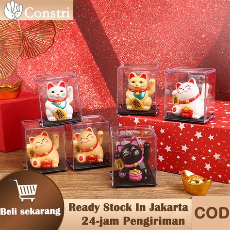 Jual Solar Maneki Neko Lucky Cat Pajangan Kucing Hoki Keberuntungan