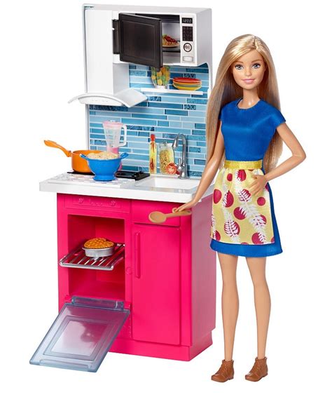 Buy Barbie Kitchen Playset At Mighty Ape Nz