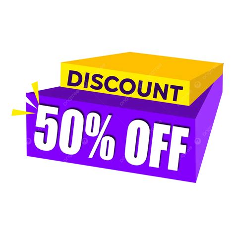 Descuento Del 50 Por Ciento En Forma Png Dibujos Descuento 50 Por