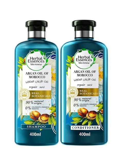 Herbal Essences Renew Natural Shampoo And Conditioner With Argan Oil Of