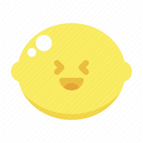 Cute Happy Lemon Icon Download On Iconfinder