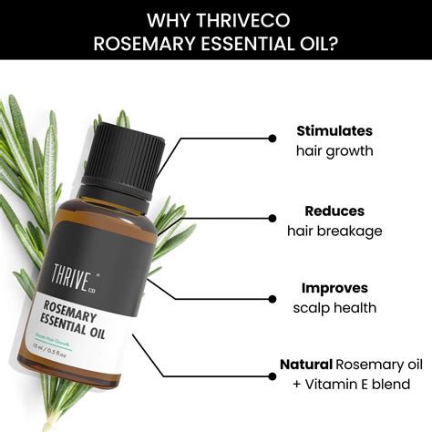 Thriveco Rosemary Hair Growth Boosting Combo Of Oil And Serum