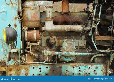 Old Rusty Diesel Stock Image Image Of Power Engine 15129743