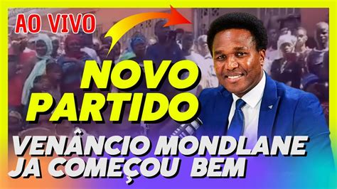 VENÂNCIO MONDLANE JÁ CRIOU O SEU PARTIDO VEJAM A POPULAÇÃO QUE A RENAMO