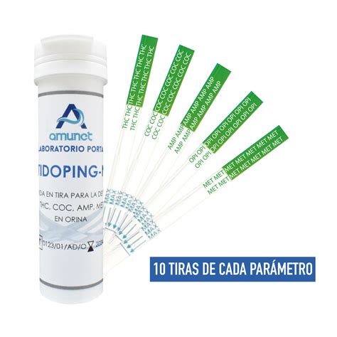 Tiras Para Antidoping Detecci N De Par Metros En Orina