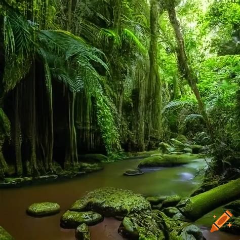 A Thick Lush Jungle On Craiyon