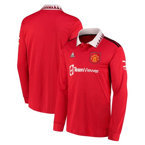 Manchester United Home Shirt 2022-23 - Long Sleeve