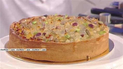 La Prova Del Cuoco Ricetta Torta Frangipane Al Pistacchio E Pere Di Sal De Riso