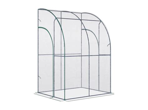 Serre de jardin adossée serre adossée dim 1 43L x 1 18l x 2 12H m 2