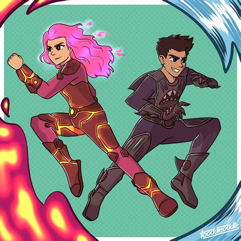 Sharkboy and Lavagirl by tooddleoddle on DeviantArt