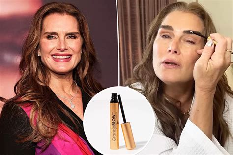 Style Brooke Shields Uses This Serum On Her Iconic Eyebrows Helps Them Grow Shopping