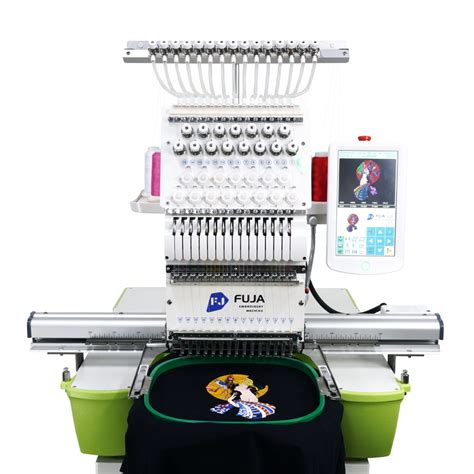 Fuja High Speed Single Head Needles Hat Embroidery Machine For Sale