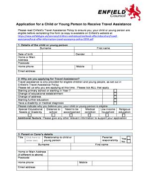 Fillable Online Local Offer Form Travel Assistance Application Fax