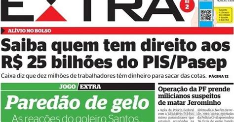 Capa Extra Sexta 26 De Agosto De 2022