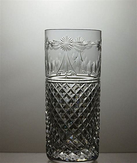 Stuart Crystal Beaconsfield Cut Glass Highball Tumbler 6 1 8 43d Etsy