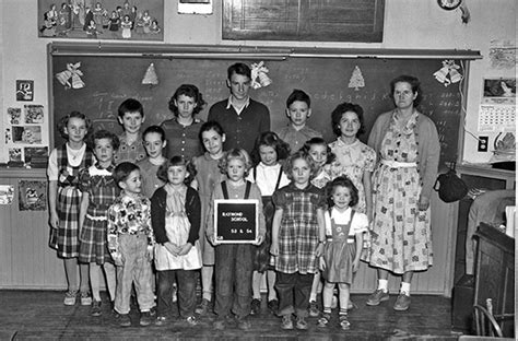 Raymond School Class Photo From 1953 1954 Waushara Argus