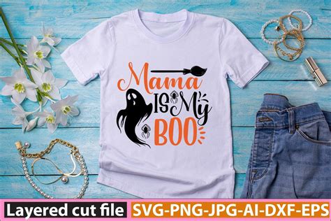 Mama Is My Boo Svg Graphic By Sa Crafts Creative Fabrica