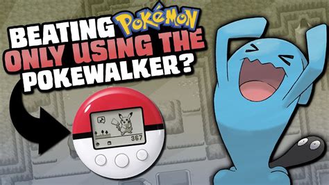 HOW EASILY CAN YOU BEAT POKEMON HG SS WITH ONLY POKEWALKER POKEMON