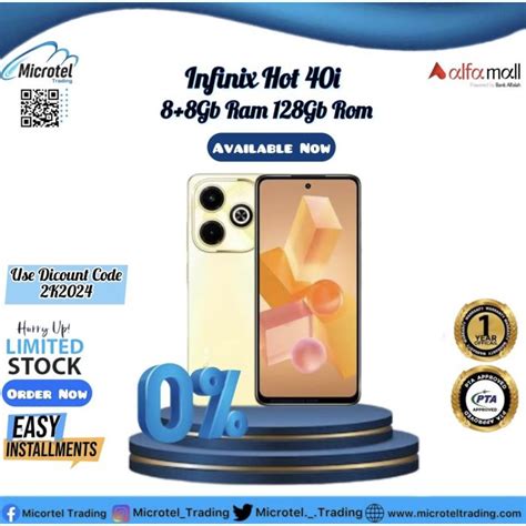 Infinix Hot I Gb Brand New Pta Approved With Year Warranty