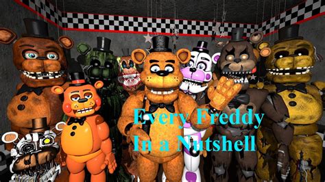 Fnafsfm Every Freddy In A Nutshell Animated Youtube